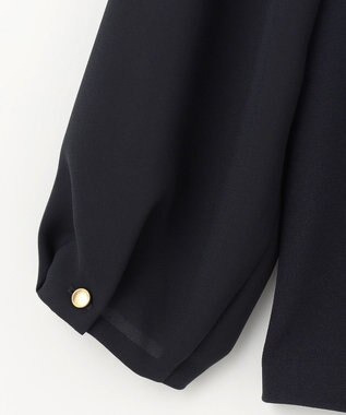 J.PRESS LADIES S ジョーゼットジャージー カットソー ネイビー系