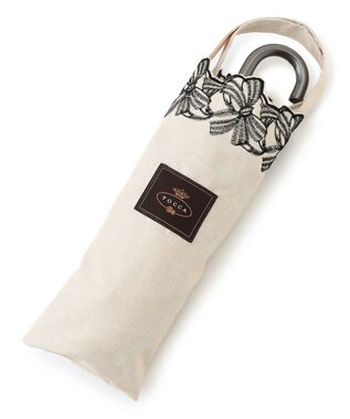 TOCCA 【晴雨兼用】DANCING RIBBON UMBRELLA 折り畳み傘 収納バッグ付き ベージュ系