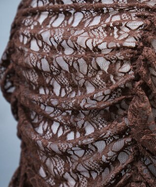 WEGO ドロストデザインキャミワンピース ブラウン