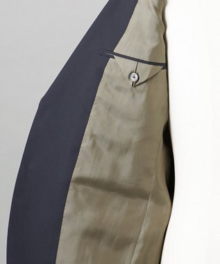 GOTAIRIKU 【御幸毛織】コンパクトヤーン Super120'sペーパープレス スーツ ネイビー系