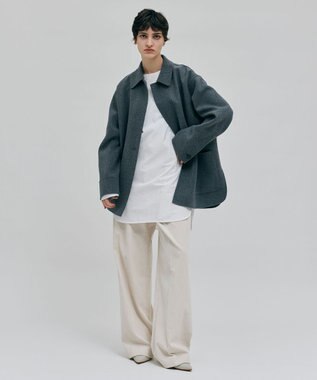 BEIGE， 【洗える】PASTEUR / ウエストベルト付きコーデュロイパンツ Ecru