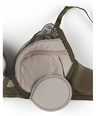 Wing 【SHIHOさん着用】 ブラジャー 自分のからだに合うフィット感 バストになじみやすい 背中すっきり 【マッチミーブラ】 ブラ KB2004 ウイング／ワコール オリーブ