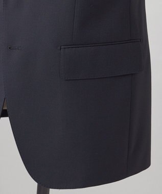 GOTAIRIKU 【御幸毛織】コンパクトヤーン Super120'sペーパープレス スーツ ネイビー系