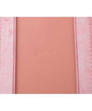 genten 【新色】フラッターカットワーク パスケース サクラピンク
