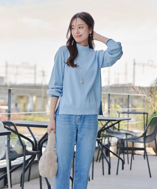 Tiaclasse 【安田美沙子さん着用】フェイクファーバック ベージュ