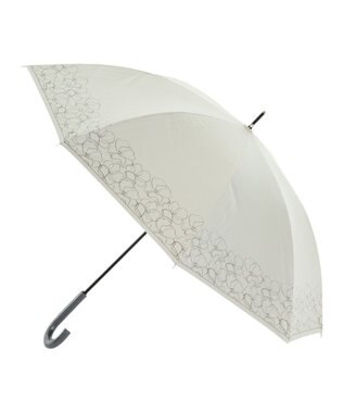 MOONBAT 晴雨兼用日傘 長傘 ラインフラワー／遮光 遮熱 UV