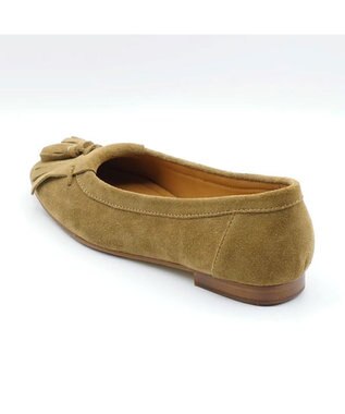 APOM キルトタッセルフラット15 キャメルスエード