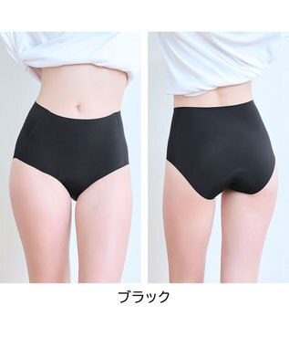 BRADELIS New York 【BRADELIS NewYork peace】シームレス吸水ショーツ26 ブラック