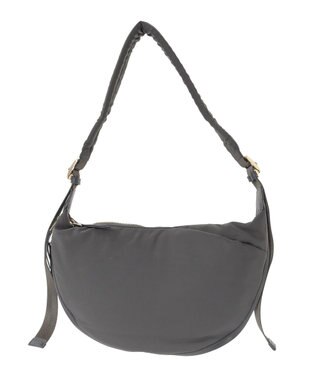 YECCA VECCA story.ハーフムーンクロスボディ Charcoal Gray
