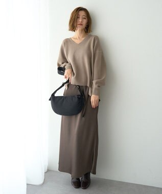 YECCA VECCA story.ハーフムーンクロスボディ Black