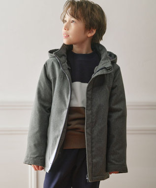 J.PRESS KIDS 【140-170cm】ライナー付き 3WAYコート グレー系