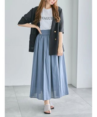 Te chichi パール&刺繍ロゴスタンダードTシャツ オフホワイト