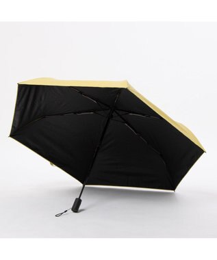 UNBILLION カシュネ cachenez /【晴雨兼用　日傘　UVカット率・遮光率100％生地使用 】PUリップストップ軽量自動開閉折りたたみ傘 イエロー