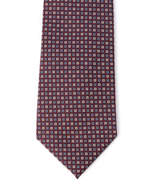 J.PRESS MEN 【GEOMETRIC JACQUARD COLLECTION】ジオメトリックジャガード ネクタイ ワイン系7