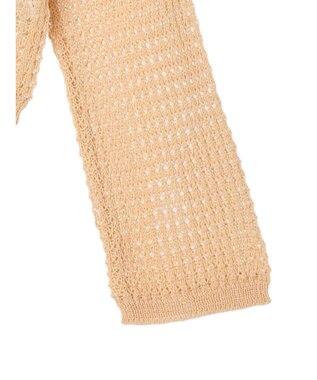 earth music&ecology レーシーニットプルオーバー Orange