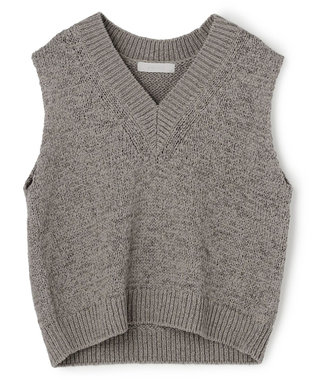 UNFILO テープヤーンニット ベスト