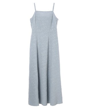 earth music&ecology ＳＥＴ２点ジャガードボレロ＋ワンピース Grayish Blue