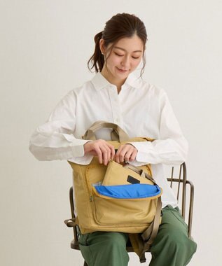 ROOTOTE 1123【トート＆ショルダー＆ポーチ】SN.ベビールー2way.アイロ-A 06：ベージュ