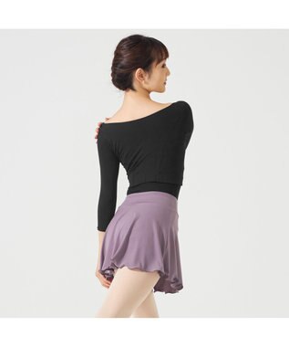 Chacott ショートスパッツ付スカート ヴァイオレット