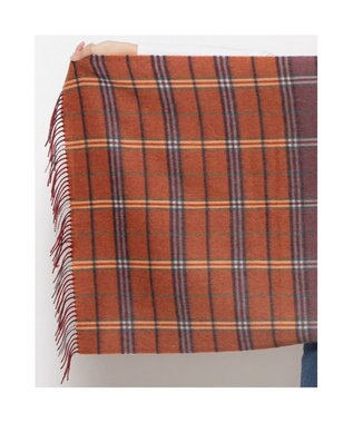 UNBILLION カシュネ cache nez / ウールメニーチェックストール レッド