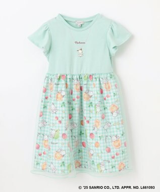 ANY KIDS 【any FAM ×サンリオキャラクターズ】ネックレス風 ワンピース ポチャッコ×ミント