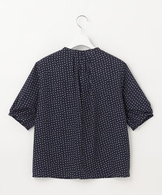 J.PRESS LADIES スクエアキカプリント カットソー ネイビー系5