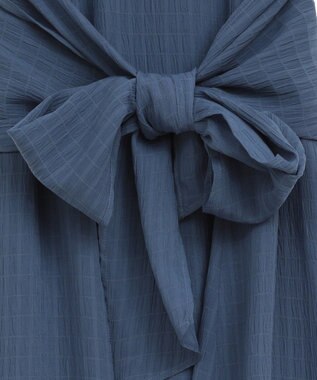 CRAFT STANDARD BOUTIQUE ツイストベルトフレアスカート Blue