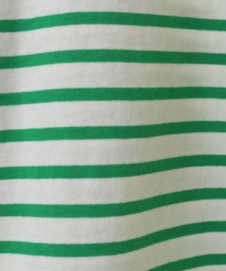 Green Parks ボックスシルエットボーダープルオーバー Green