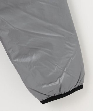 23区GOLF 機能中綿採用【MEN】【撥水】ナイロンタフタ フーテッド ブルゾン ライトグレー系