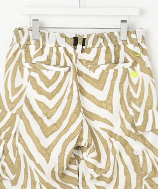 PW CIRCULUS 【高通気 / 軽撥水 / 軽量のDotAir 使用】【MEN】ゼブラ柄ベルテッドショーツ ベージュ系5