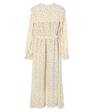 earth music&ecology キンモクセイ柄ワンピース Beige