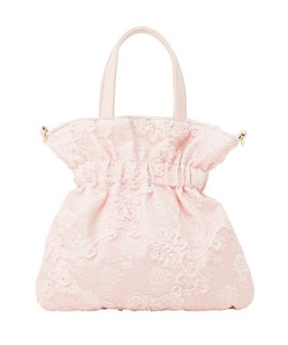 Maison de FLEUR 桜リボン2Wayトートバッグ Light Pink