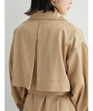 Green Parks ・Ｐｅｔｉｔ　Ｆｌｅｕｒボリュームスリーブトレンチコート Beige