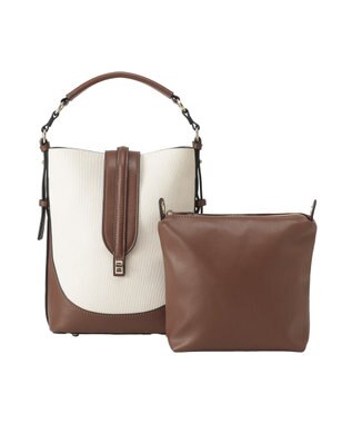 YECCA VECCA ポーチインショルダーバッグ Brown