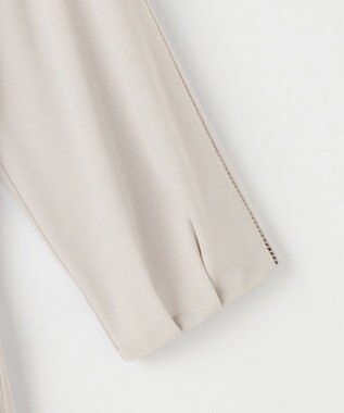 J.PRESS LADIES トリアセスムース フレア ワンピース ライトグレー系