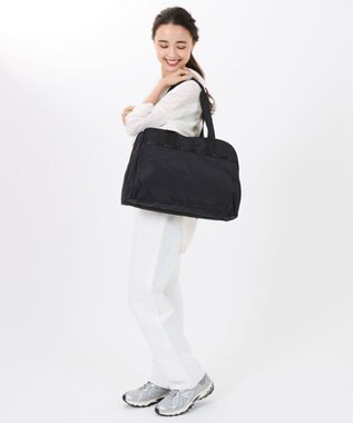 LeSportsac SMALL CARRYALL DUFFLE/リサイクルドブラックJP リサイクルドブラックJP