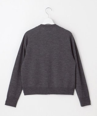 自由区 【カトリエムブーケ】Tricot de dentelle レースカーディガン チャコール