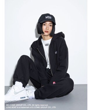 Green Parks ■別注　ＬＯＶＥ　ＢＯＡＴ　ロゴＣＡＰ Black