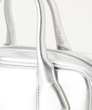 ICB ミニボストンショルダー シルバー系