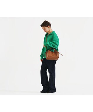 genten ソーロフィーネ 2WAYボストンバッグ キャメル