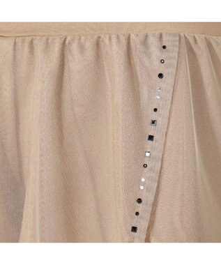 Chacott ショートスパッツ付スカート キャメル