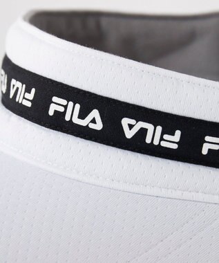 FILA GOLF／marie claire 【FILA GOLF】サンバイザー ホワイト