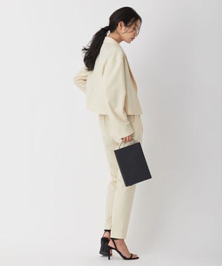 ICB 【洗える】 LooseWeave ショートジャケット エクリュ系