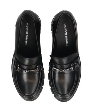 Bridget Birkin 【PARADIS COULEUR】トラックソールビットローファー ブラック