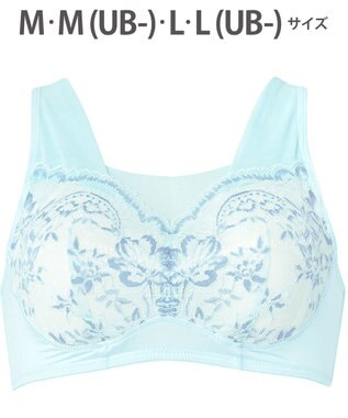 WACOAL 【ナイトアップブラ】 ノンワイヤーブラ 睡眠中のバストの不快感をやわらげる 寝汗の不快さを防ぐ ナイトブラ 夜用ブラ レディース BRA167 /ワコール サックス