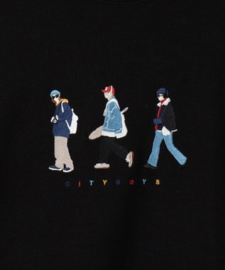 WEGO CITYBOYSプルオーバー ブラック