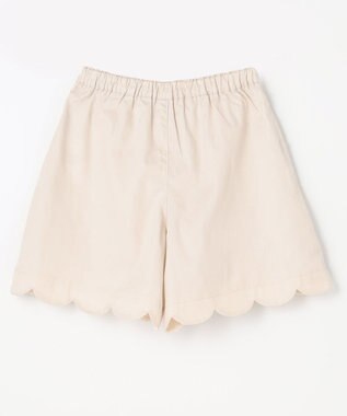 ANY KIDS 裾 スカラップパンツ ベージュ