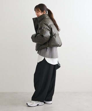 Green Parks ・ｓｗｉｎｇ　ｂｙ　ビンテージソフトレザーブルゾ Brown