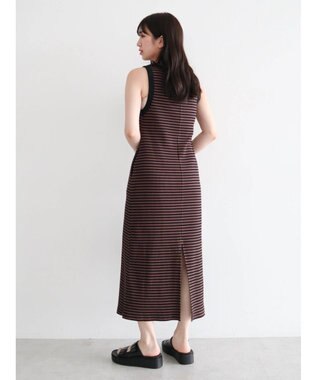 Green Parks ・ＳＵＧＡＲ　ＳＰＯＯＮ　ボーダーアメスリワンピース Black