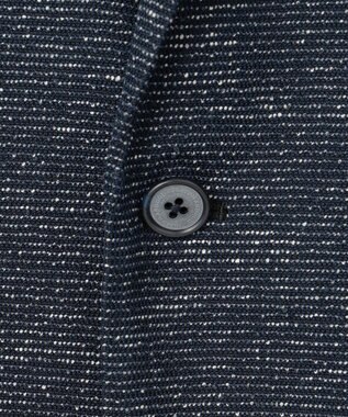 JOSEPH ABBOUD 【軽量/ストレッチ/洗える/速乾/JAPANファブリック】コンフォータブルジャージー ジャケット ネイビー系